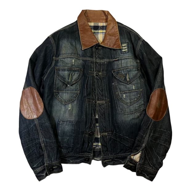 Vintage 빈티지 패치 데님 자켓