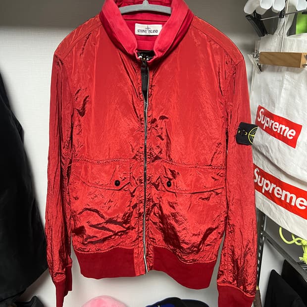 스톤아일랜드 나일론 메탈 자켓 95 m~L