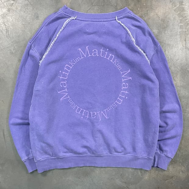 마뗑킴 피그먼트 스웻셔츠