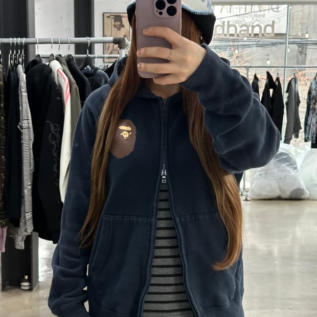 베이프 사루 투웨이 후드집업