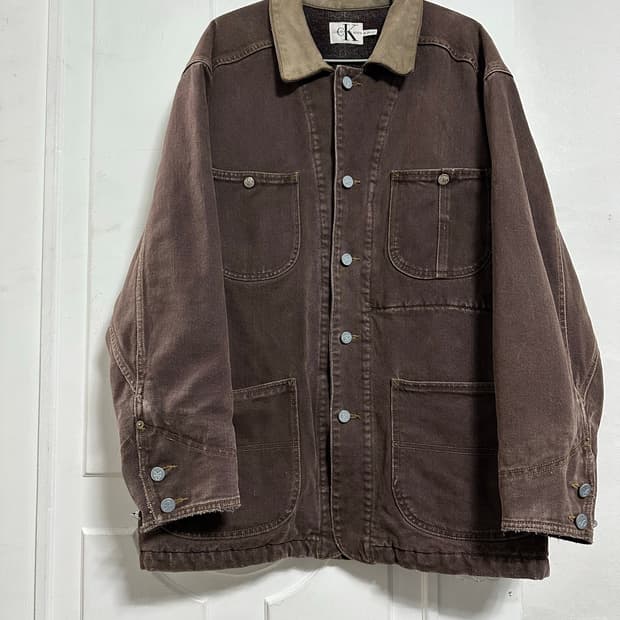 캘빈클라인 블랭킷 초어코트