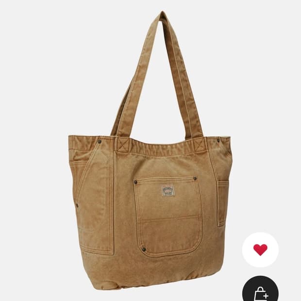 폴로 랄프로렌 컨트리 캔버스 토트백 카키