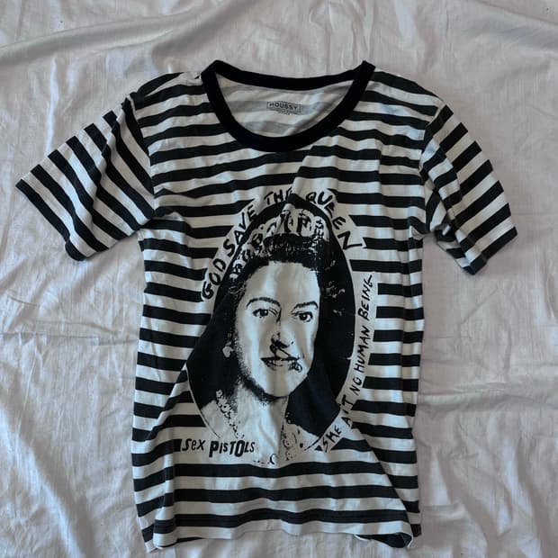 Sex Pistols Stripe Punk T shirt