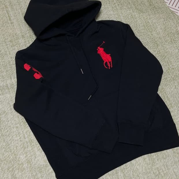 폴로 빅포니 후드티