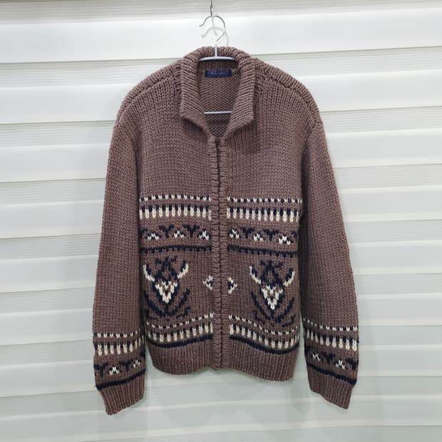 JAPAN 빈티지 BROCCOLI 헤비울 집업니트- 우먼프리