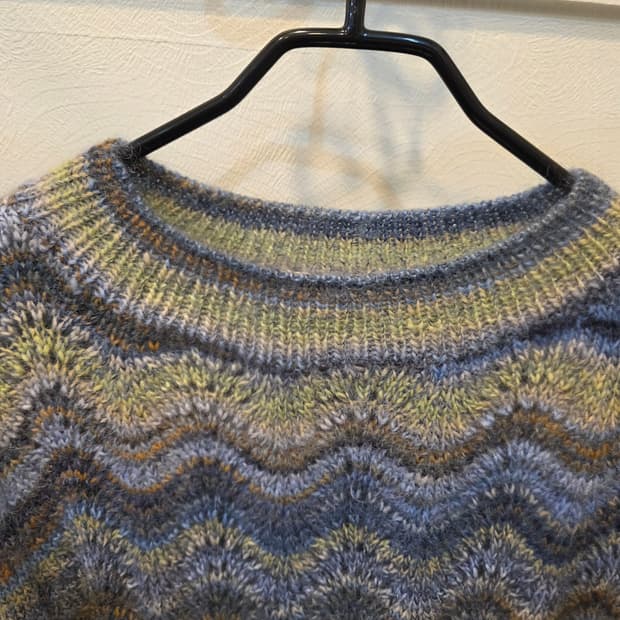 핸드메이드 빈티지 울 니트 스웨터