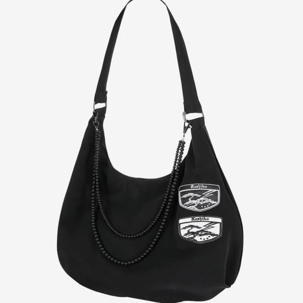 카시코 볼 체인 백 블랙 