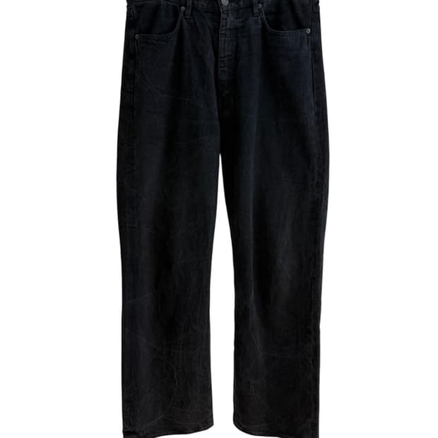 오라리 23SS 셀비지 페이디드 라이트 데님 팬츠