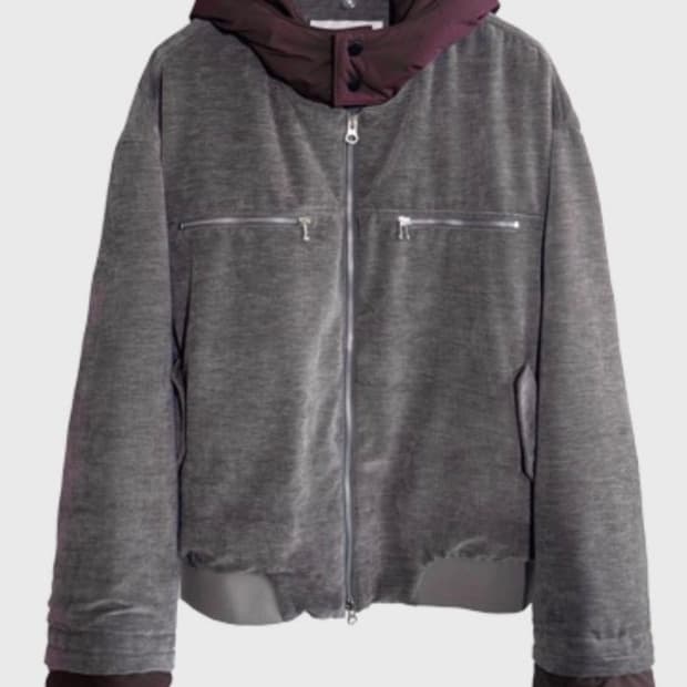 코드 멜로 디테치드 키트 벨루어 자켓 m