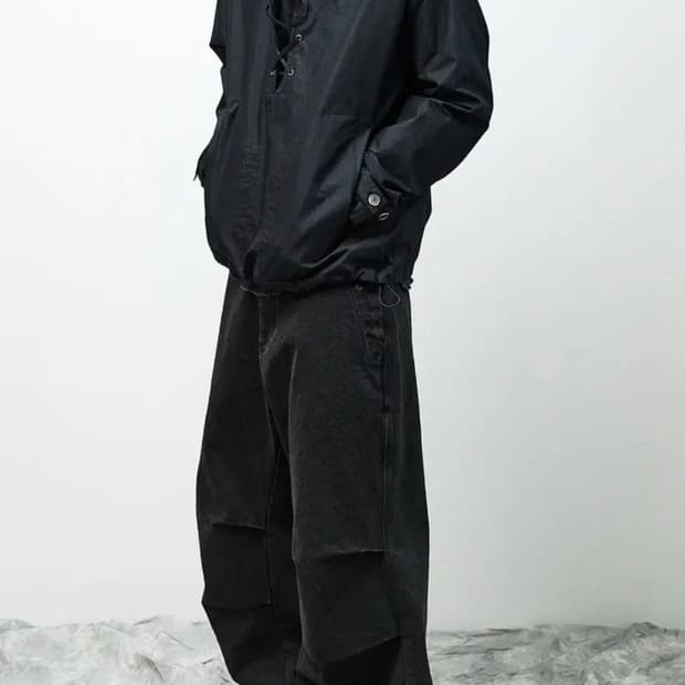 해칭룸 팬츠 스노우진 더스티블랙 4사이즈