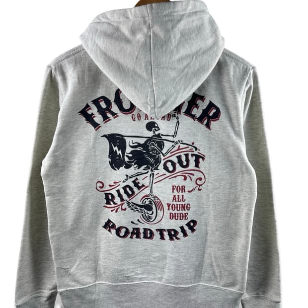 JPN RIDE OUT 스컬 프린팅 후디1865