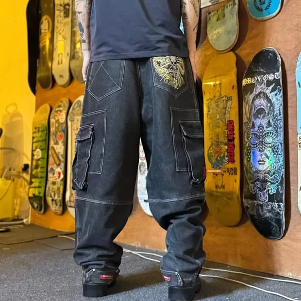 [하자상품] 도그타운 블랙드래곤 카고 팬츠