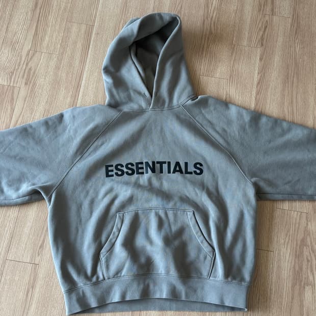 에센셜 20fw 후드티 (시멘트 색상)