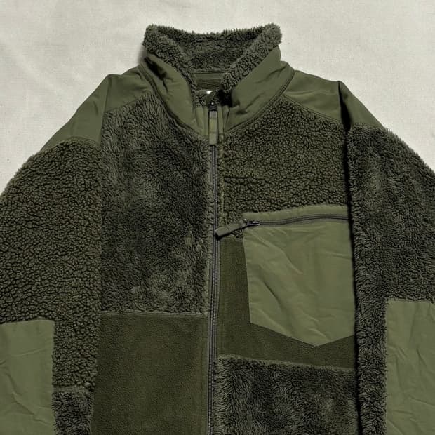 XL 유니클로 X 엔지니어드 가먼츠 카키 플리스