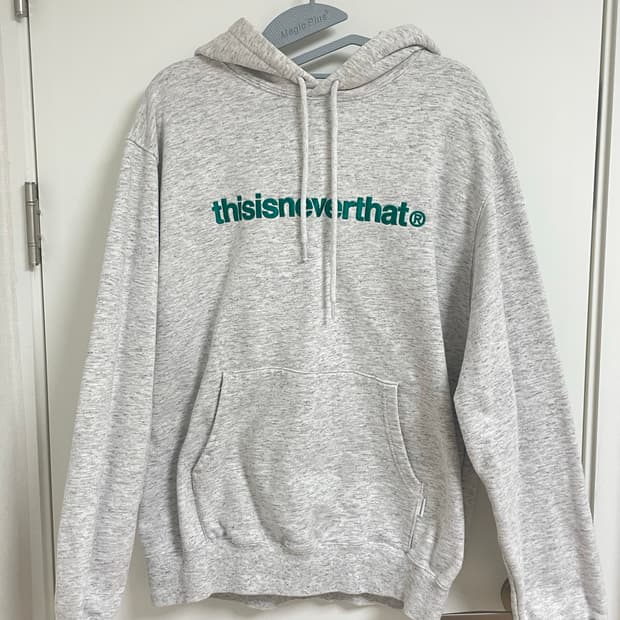 M) 디스이즈네버댓 후드티 애쉬그레이