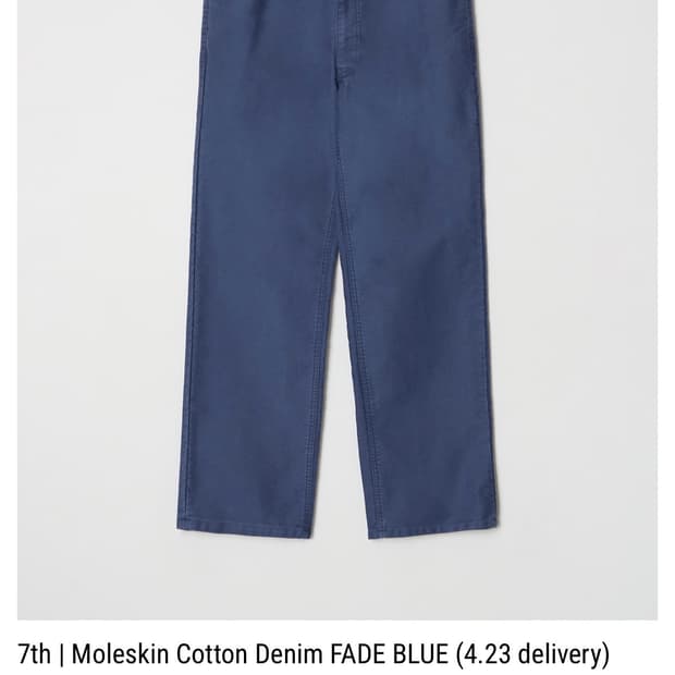 파세르 몰스킨 데님 L