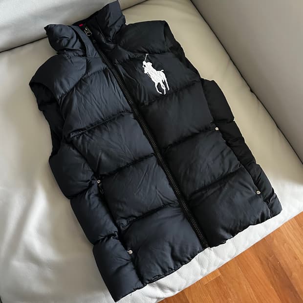 폴로 랄프로렌 빅포니 패딩조끼 XS