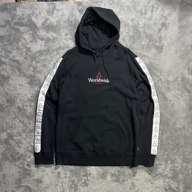 HUF 월드와이드 사이드라인 후드티
