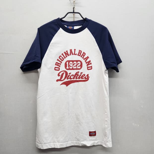 디키즈 빅로고 프린팅 나그랑 배색 반팔티 M(M)