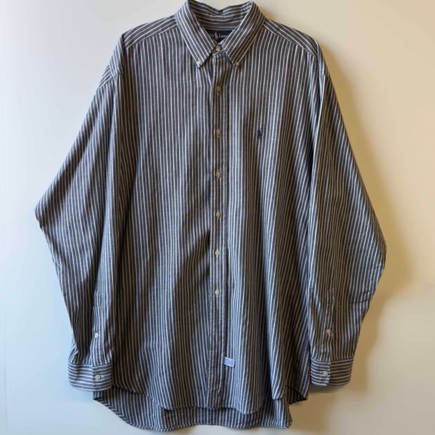 폴로 랄프로렌 스트라이프 긴팔 셔츠