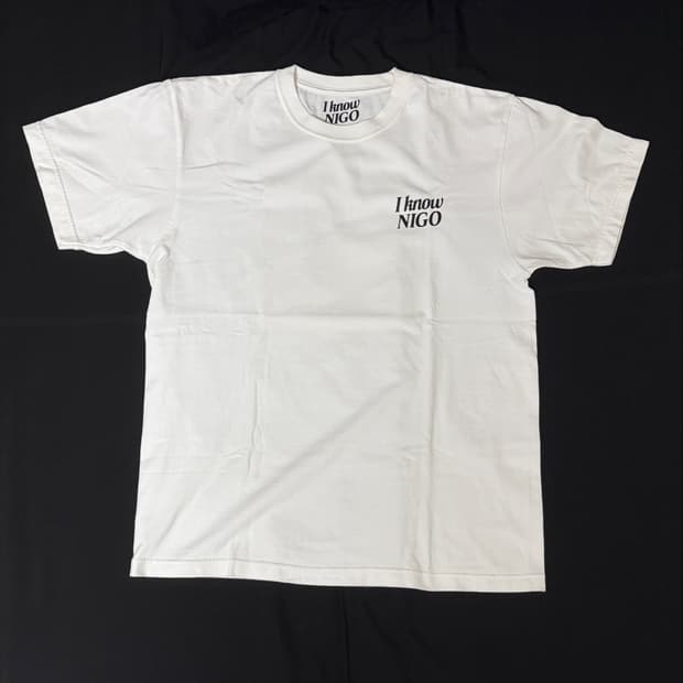 NIGO 니고(휴먼메이드) I Know NIGO 티셔츠 화이트 M