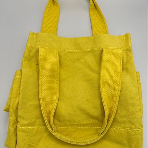 Kapital 캐피탈 옐로우 더플 데님 숄더백