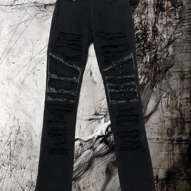 Punkrave Destroyed Pants