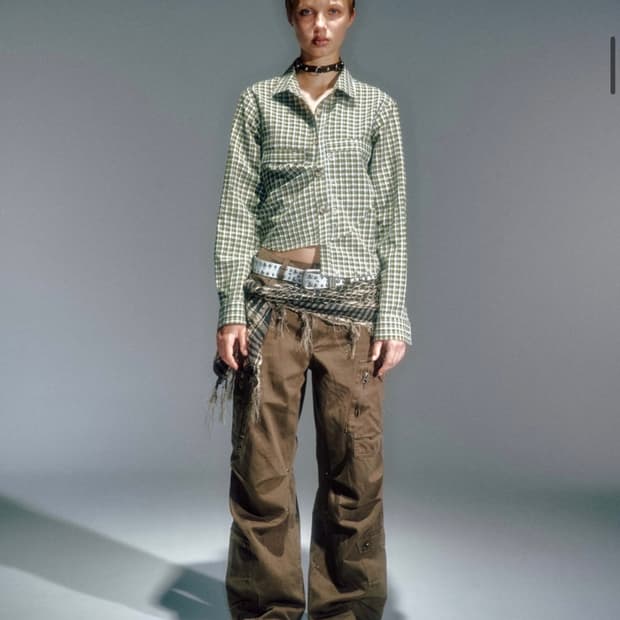 베이컨트아카이브 FEDRY WORK-PANTS BROWN