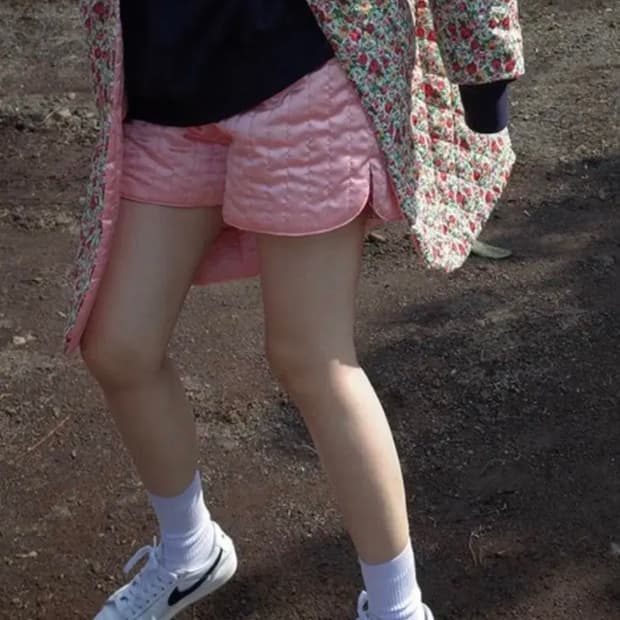 유일매물) 프레클 리버시블 퀼팅 팬츠