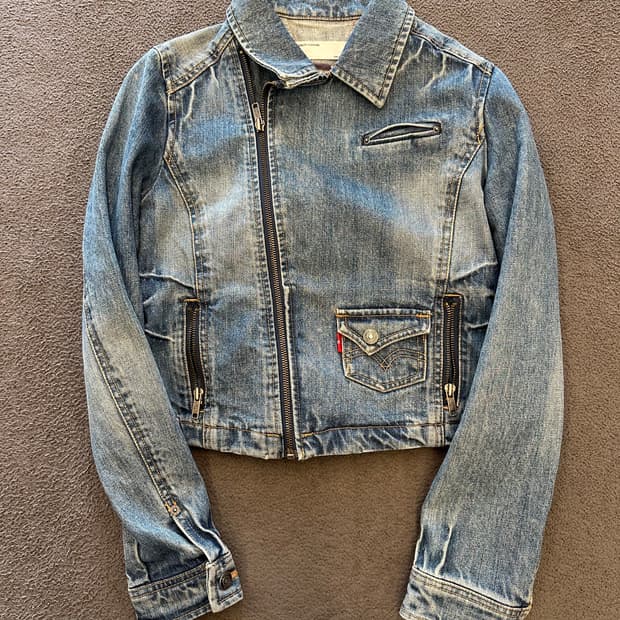 리바이스 빈티지 데님 라이더 자켓 처분 