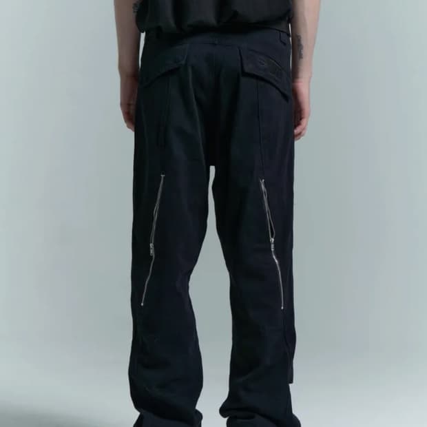 Plastic product 플라스틱 프로덕트 MPa 웨이브 지퍼 팬츠