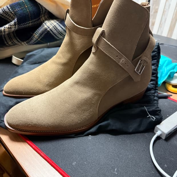 [박스 없는 새상품] 생로랑 조드퍼 3cm 42사이즈