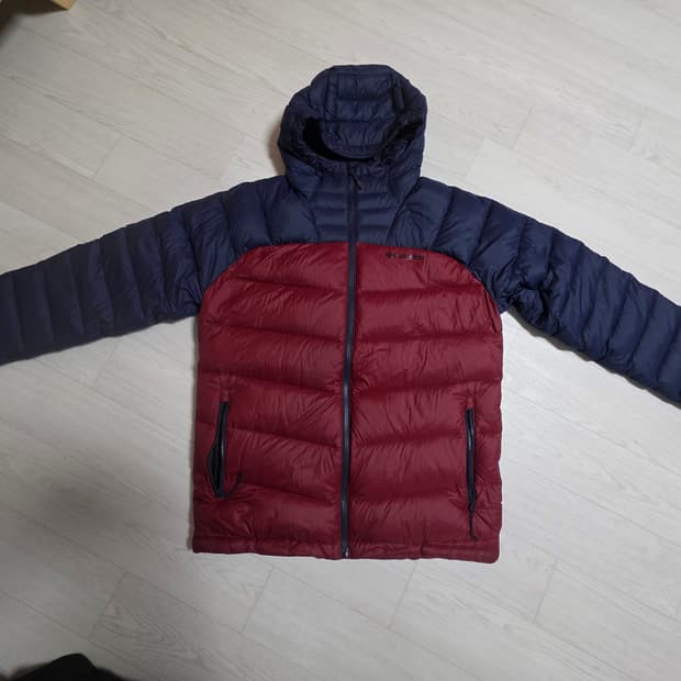 컬럼비아 후드 경량패딩 100~105사이즈