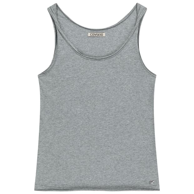 코이세이오 TWISTED SLEEVELESS MELANGE GREY