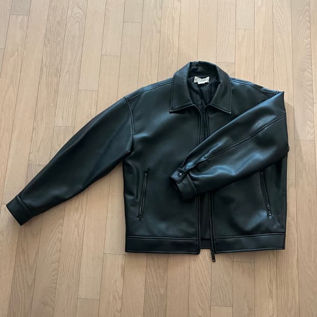 라퍼지스토어 가죽 블루종