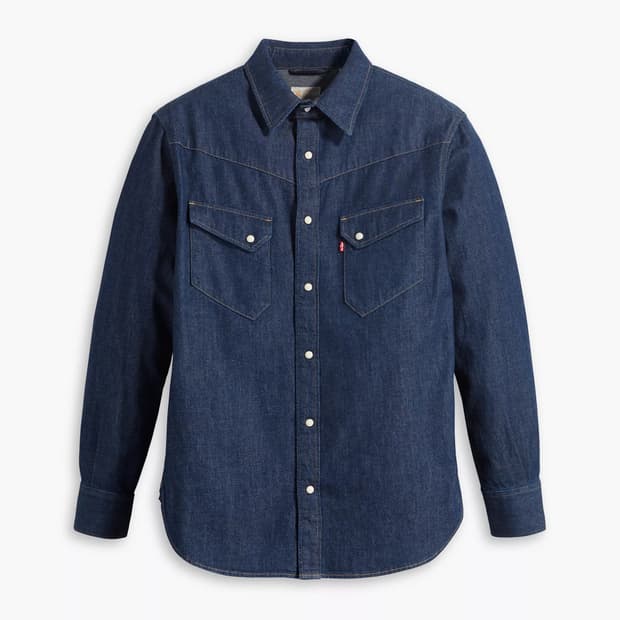 (주우재모델착용)리바이스 54 롱혼 셔츠