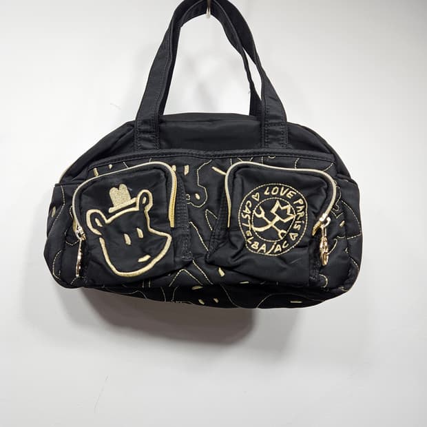 카스텔바작(castelbazac) 블랙 나일론 토드백