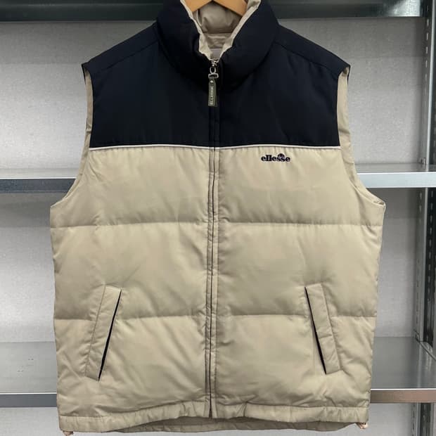 (105)90'S ELLESSE 오리털 패딩조끼-M1271