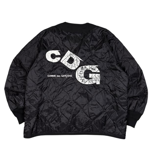 CDG X 알파 인다스트리 블랙컬러 라이너 자켓