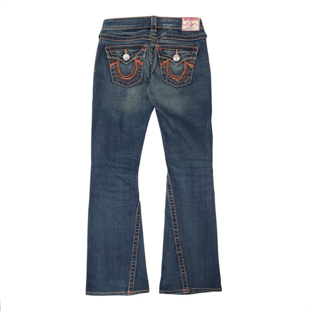 트루릴리젼 레인보우 조이 부츠컷 데님팬츠