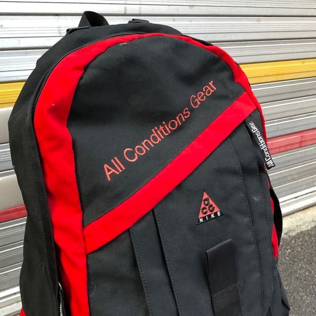 90s 나이키 acg 올드스쿨 Gear 백팩 등산용 가방