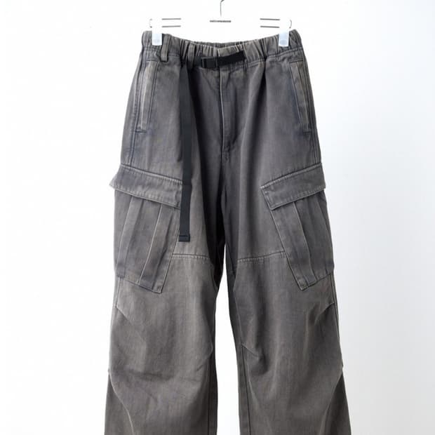 해칭룸 Mill Pants Washed Charcoal (2)