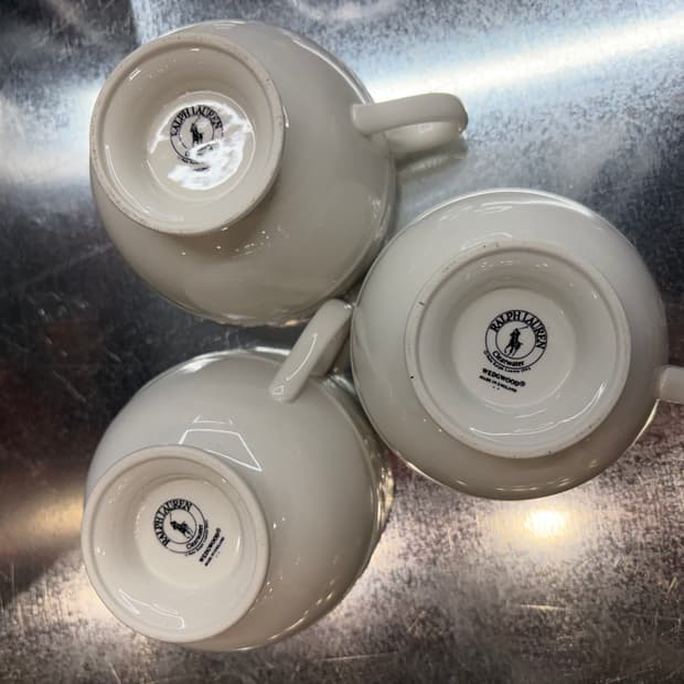 폴로 랄프로렌 웨지우드 made in england 커피잔 세트