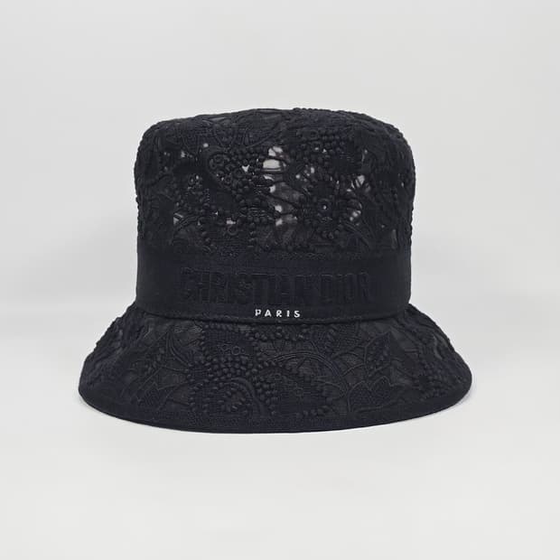 디올 D 바비 D 레이스 마크라메 스몰 스몰 클로시 버킷햇 ( 58cm 