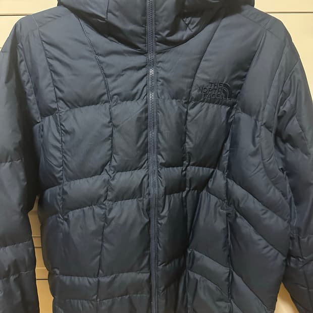 노스페이스 화이트라벨 네이비 경량패딩