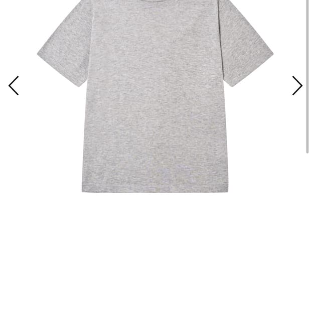 (구매) SUMMER BASIC KNIT T-SHIRT 그레이 (M)