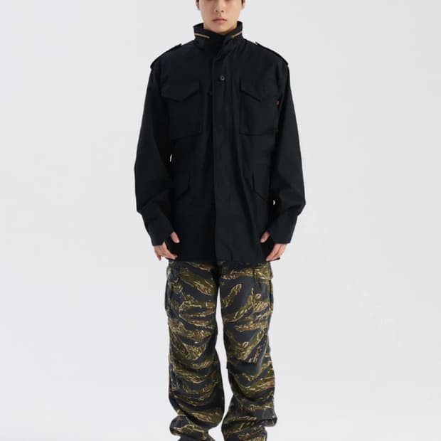 알파인더스트리 M-65 필드 자켓 블랙 alpha industries