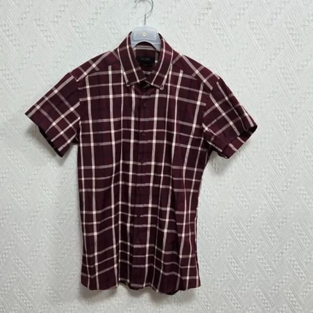 피에르가르뎅) 여성 슬림핏 반팔 셔츠