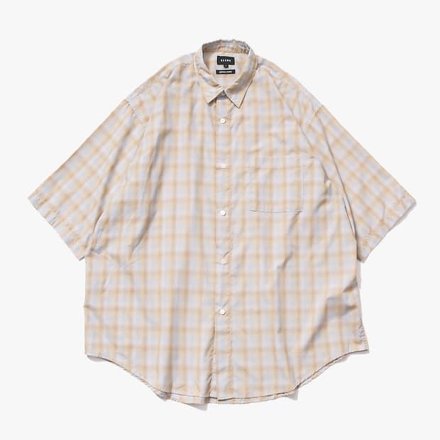 BEAMS - OMBRE CHECK EASY SHIRT