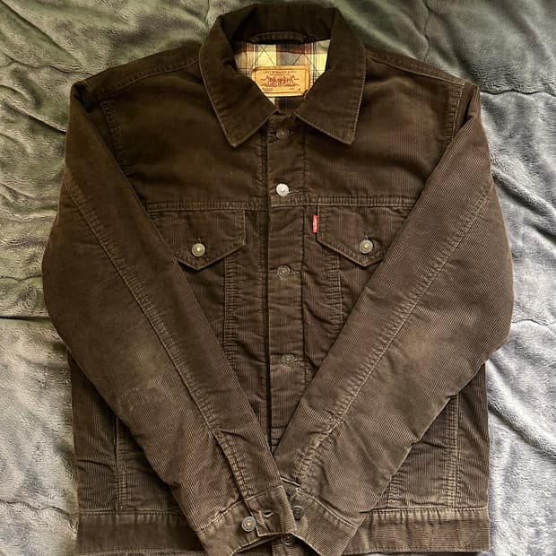 00s 리바이스 코듀로이 자켓 브라운